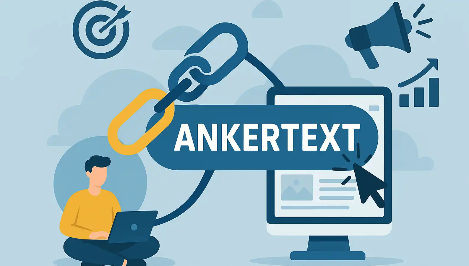 Der Ankertex ist der klickbare Text eines Hyperlinks Der Ankertex ist der klickbare Text eines Hyperlinks