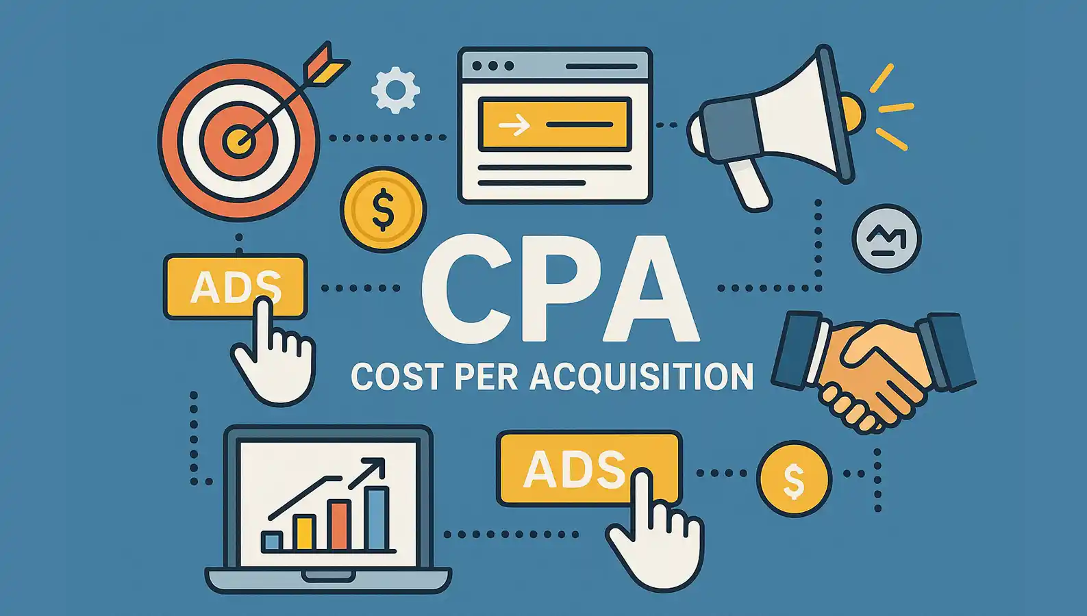 Cost per Acquisition (CPA) ist eine wichtige Marketing-Kennzahl zur Berechnung der durchschnittlichen Ausgaben, die notwendig sind, um einen neuen Kunden oder eine bestimmte Conversion zu gewinnen.
