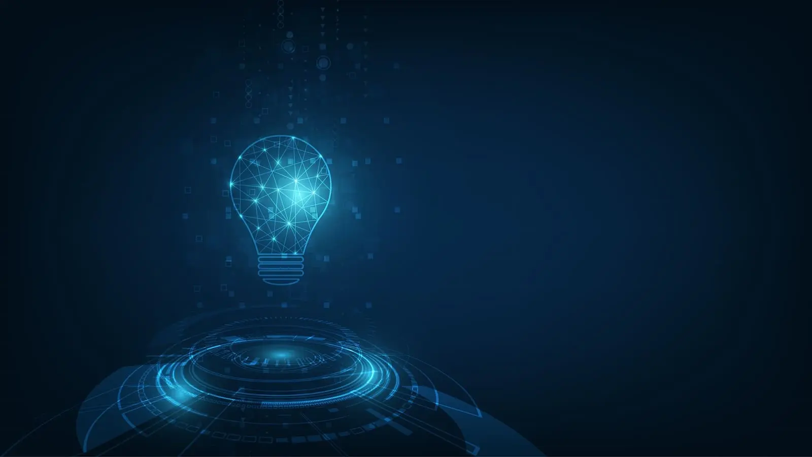 Eine Glübirne als Symbol für Ideen und Markenbildung